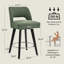 Tabouret de bar pivotant à 360 ° (ensemble de 2)-1381569987