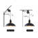 Aparajita 16.4 FT. Cord 1 - Light Plug In Pendant Light With On/Off Dimmer Switch