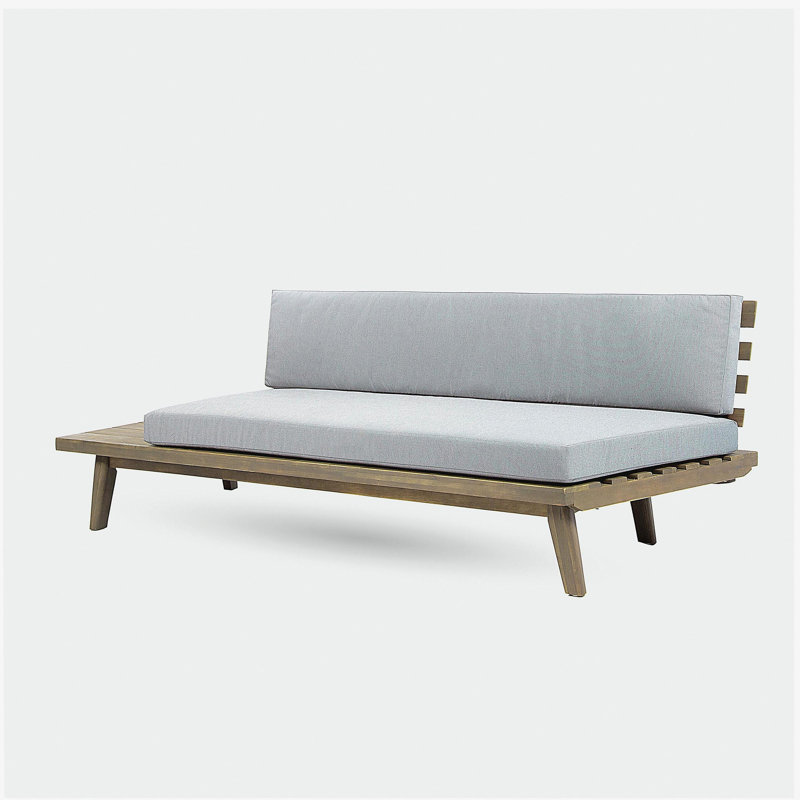 HILLCREST  V Shaped 4-Piece Sofa Set-Gray