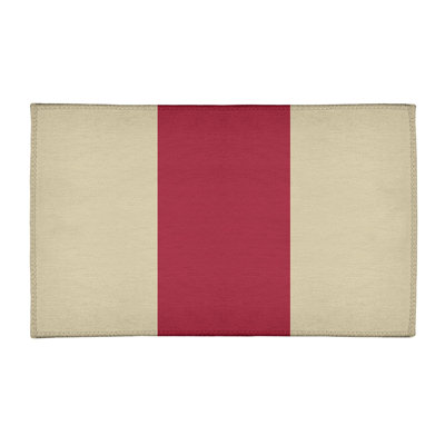 Chenille Striped Indoor Rug