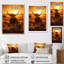 Bétail Silhouette Serenade II - reproduction sur toile-169028866-169028867