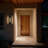 Layer LED Sconce for Indoor/Outdoor Use, Layered Panel Design, Brass Interior, 3-CCT Selectable, Wet Rated-974911305