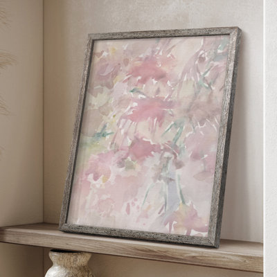 «Shadow From the Hanging Basket II», reproduction encadrée - bois massif