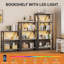 80cm W Metal Bookcase-1401043067