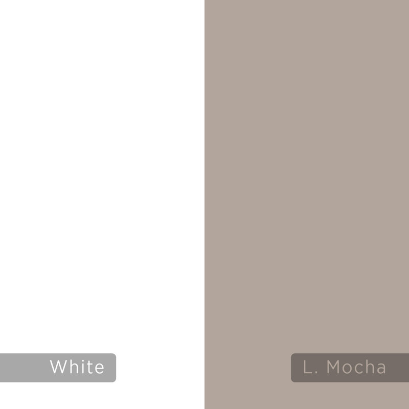 Sadie End Table, White/Light Mocha