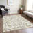 Washable Floral Indoor / Outdoor Rug-421178360