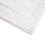 Tapis blanc pour salle de bain 3000 g / m², 100% coton, 21 po x 34 po, réversible, moelleux, blanc et contemporain 21 po x 34 po-118626163