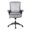 Chaise de bureau en filet à dossier moyen avec accoudoirs réglables en hauteur