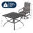 Bhairavi 6-Person Patio Dining Set with Swivel Chairs-578871720-550023738