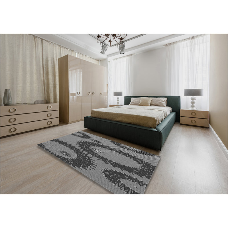 Abstract Indoor Rug, Rectangle 4' x 6'