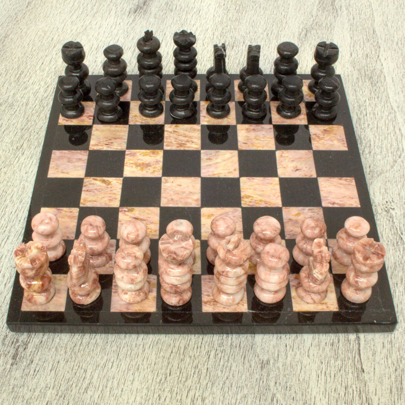 Jeu d'échecs en pierre naturelle Saylorsburg