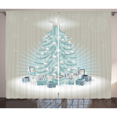 Semi-Sheer Rod Pocket Curtain Panels