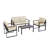 Atara 4 - Person Patio Conversation Set with Cushions-1741917483