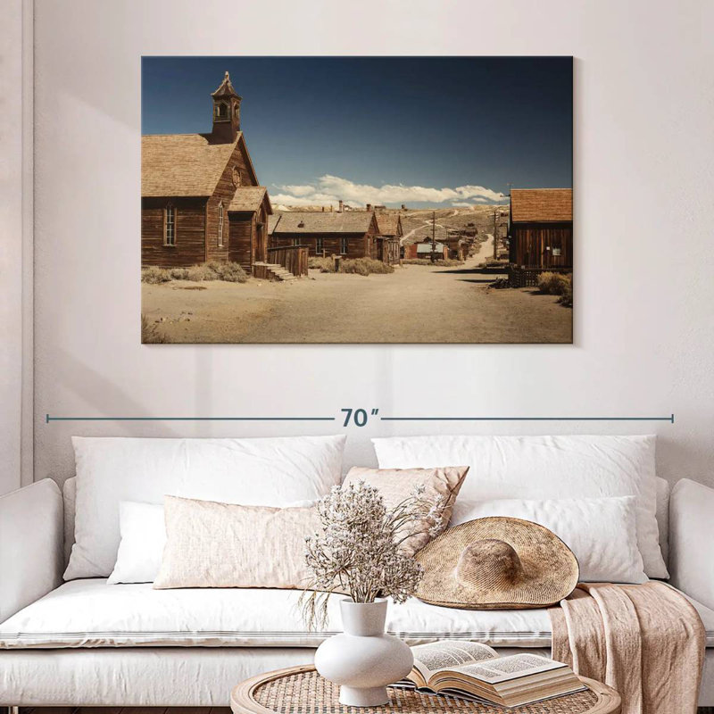 Lelar Bodie Ghost Town, 32" H x 48" W