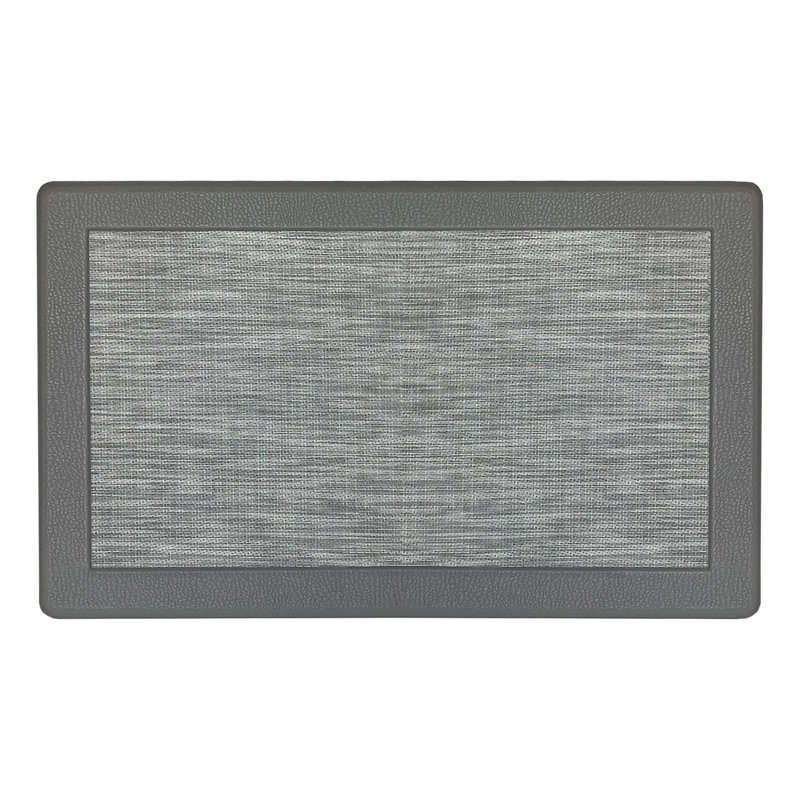 Tapis anti-fatigue Arainna, Rectangle 1 pi 6 po x 2 pi 6 po, Gris