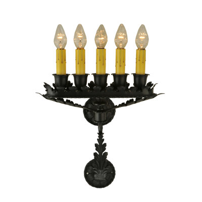 Victorian 5 - Light Candle Wall Light
