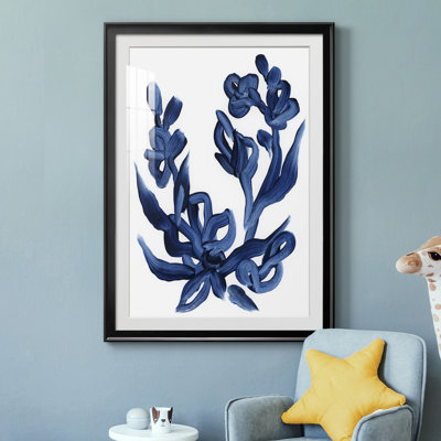 " Indigo Brush Blooms I "