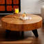 Table basse ronde de 35,4 po, table basse convenant à un décor de maison-378778597-378778596