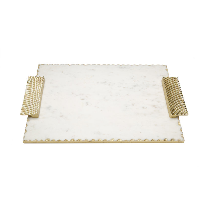 Mercer41 Carshalton Metal Tray, Gold