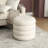 Leiani 20.1" Wide Boulce/Velvet/Linen Upholstered Round Storage Ottoman-731181780