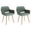 Fauteuil en velours Brilynn-163961757