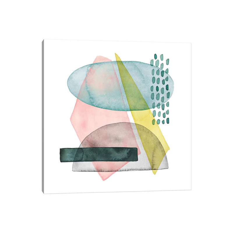 Pastel Formation II by Grace Popp - Wrapped Canvas Painting, 30.48 cm H x 30.48 cm W
