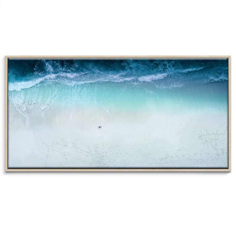 Print on Canvas, Black Floater Frame, 51cm H x 102cm W