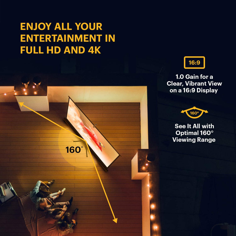 Kodak Outdoor Portable Projector Screen Projector Screen