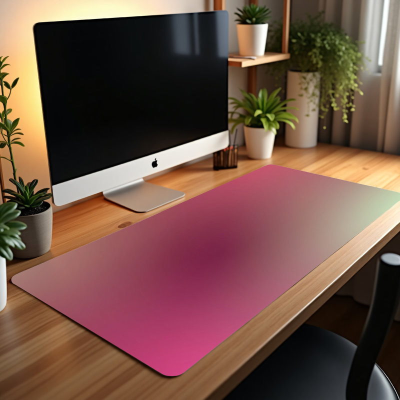 Polyester Desk Pad, 14.4x12.1