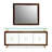 Belmong Place 76" Wide Sideboard with Wall Mirror