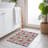 Machine Washable Indoor/Outdoor Christmas Nutcracker Xhevrie Silver Rug-561186421