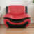 Simili cuir noir / rouge est en rupture de stock
