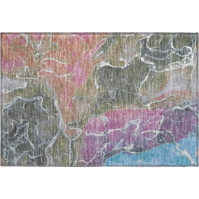 Premium Machine Washable Verlin AMF1782 Contemporary Rug, Rectangle 1'8" x 2'6"