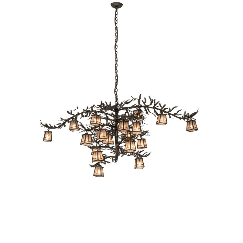 Lustre 18 lumières 66 "de large Valley View