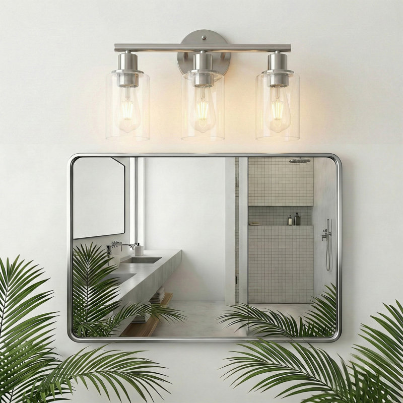 Berumen 3 - Light Vanity Light, Brushed Nickel