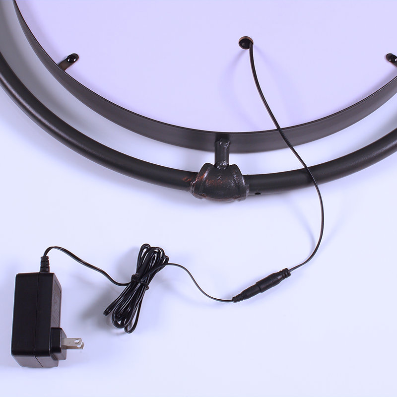 Miroir de salle de bain industriel biseauté