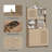 Kitchen Pantry Cabinet with Adjustable Shelf, 71" Tall Storage Cabinet with Microwave Stand, Food Pantry Cabinets for Kitchen, Dining Room, Living Room, Natural-785003772