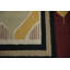 Tapis tribal kilim 10 x 13 avec des tons terreux et des formes audacieuses