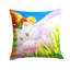 Coussin décoratif d’intérieur/d’extérieur pour chat blanc