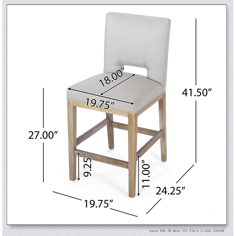 Ensemble de 2 comptoirs de 27 po STOOL pour une expérience culinaire intemporelle et un confort accru