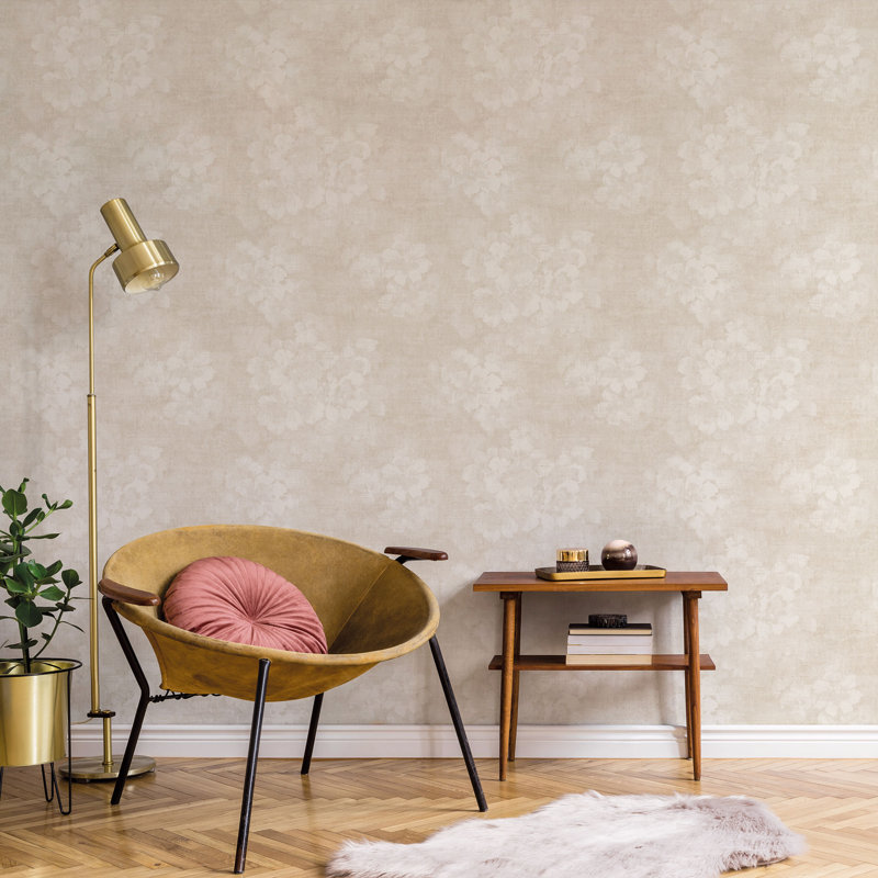 Caraballo 1000cm x 53cm Textured Non-Pasted Roll, Taupe