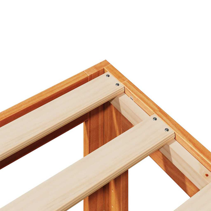 Solid Wood Bed, European Single (90 x 200 cm)