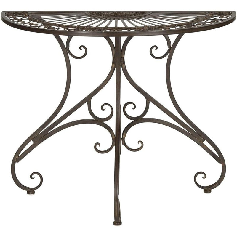 Table de bout Newton, Brun rustique