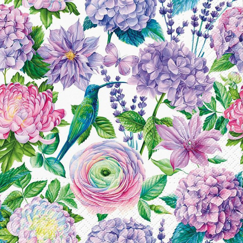 Ensemble de 20 serviettes déjeuner Delight