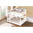 Queen Over Queen Bunk Bed With Storage Shelves And USB Ports-1216488243
