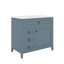36-Inch Freestanding Bathroom Vanity With Sink, Cabinet, Featuring 3 Drawers And Adjustable Shelf-1447491868