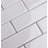 Premium 2" x 6" Straight Edge Glass Mosaic Subway Tile-970441244