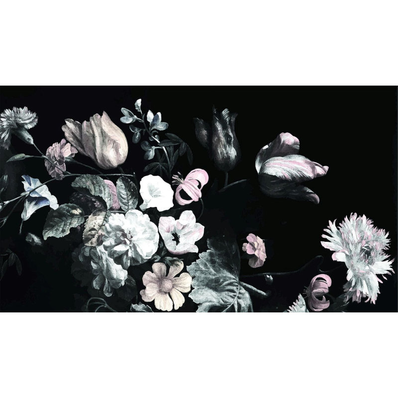 Floral Wallpaper, Non-Pasted