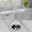 Luxury 33" L x 20" W Dual Mount Kitchen Sink with Basket Strainer-84381533