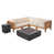 Teak Frame / Beige Cushion selected